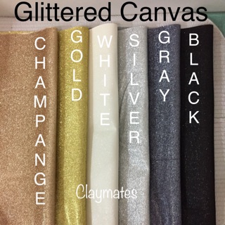 Glittered Canvas pre-cut
