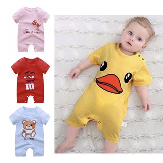 Clothing Romper Baby Short Sleeves Jumpsuits Infant Boys Girls Kids Clothes Onesie Jumper