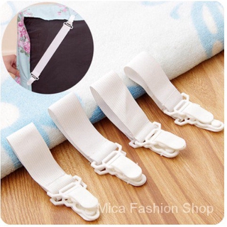 4pcs/set Bed Sheet Mattress Blankets Elastic Grippers Fasteners Clip Holder (1)