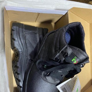 (Sulit Deals!)❣Factory direct sales black high - help labor safety shoes No.007