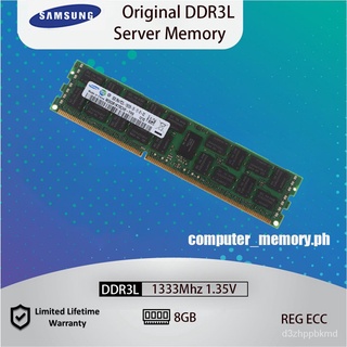 Samsung 8GB 2Rx4 PC3L-10600R DDR3-1333MHz ECC REG RAM Server Memory Module