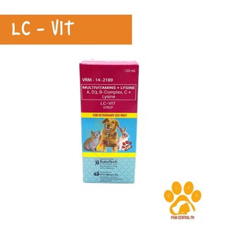 LC VIT MULTIVITAMINS SYRUP for pets - 60ML/120ML