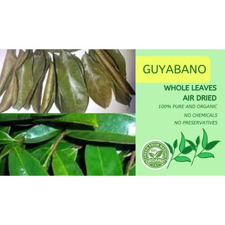 Guyabano Whole Leaves, Air Dried, Natural Tea