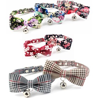 【BOBO PET】Pet collar cat collar dog collar small dog collar bell pet bow tie (2)