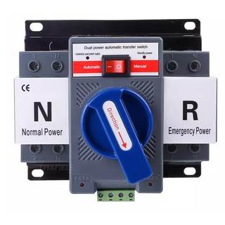 【COD】ATS 2P 63A 230V Micro Circuit Breaker Dual Power Automatic transfer switch Auto transfer switch