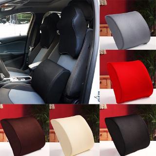 Car Memory Foam Lumbar Chair Seat Back Support Pillow Cushion