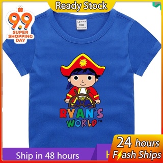 Cotton Short-sleeved Summer Children's Clothing Baby Boys T-shirt Ryan Toys Review