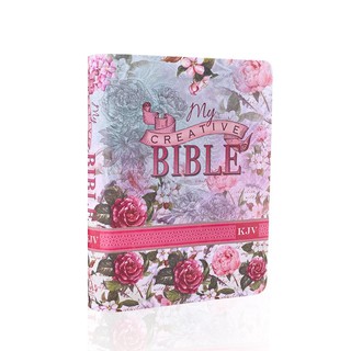 #031 KJV My Creative Bible Floral Pink - Flexicover