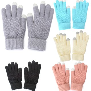 Knit Mittens Warm Gloves Winter Touch Screen (1)