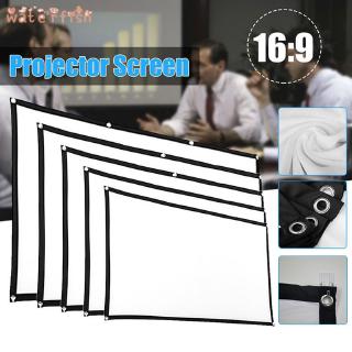 ✨♐✨ Portable Foldable Projector Screen 16:9 HD Outdoor Indoor Home Cinema Theater 3D Movie