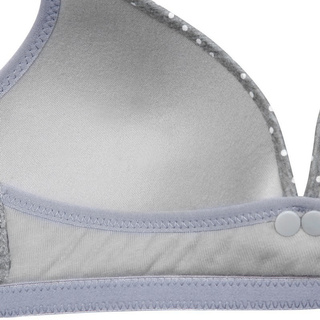 Women Breastfeeding Adjustable Straps Dot Front Nursing Bra (8)