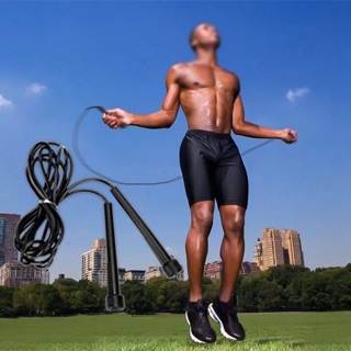 Speed Skipping Jump Rope Adjustable Fitness Wire Crossfit Exercise Gym