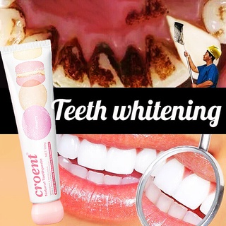 【READY STOCK】Teeth Whitening Toothpaste 100g remove tartar plaque stains yellow teeth fresh breath