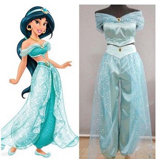 Aladdin magic lamp cos princess jasmine adult children cosplay costume