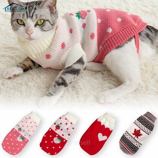 BL Pets Winter Autumn Sweater Small Dog Cat Hoodie Pet Clothes Puppy Cat Pullover Pets Clothing