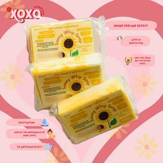 XOXOSKIN SUNNY WHIP SOAP WITH COLLAGEN AND GLUTATHIONE WITH SUN PROTECTION AND ANTI-AGING