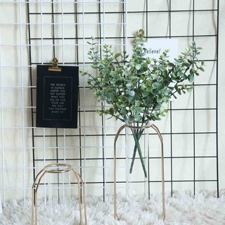 Artificial Fake Silk Eucalyptus Green Plant Flowers Wedding Home Garden Decor