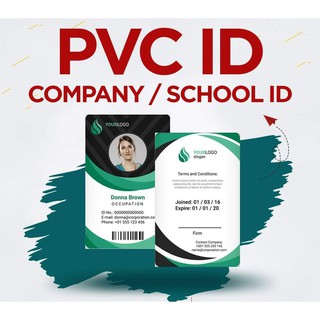 High Quality Print PVC ID Company ID School ID Printing Services FAST DELIVERY
