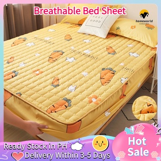 comfort Breathable Mattress Protector Bed Cover Non-slip queen size Cadar foam Sheet Bedsheet Topper