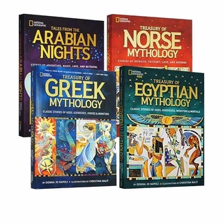 mythology books :Greek Mythology , Norse Mythology , Egyptian and Arabian Nights