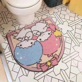 Doormat Hello Kitty, My Melody & Little Twin Stars
