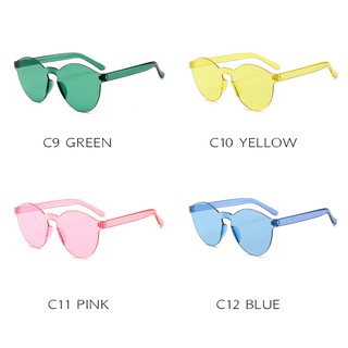 Transparent Sunglasses Frameless Couple Lovers Eyeglasses (7)