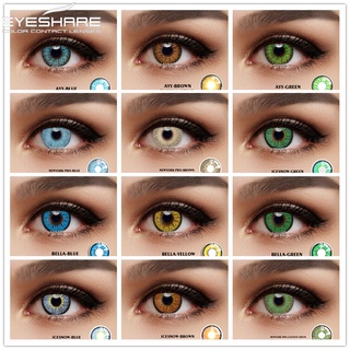 EYESHARE 2pcs Bella Lens Eye Makeup Contact lens Cosmetic Cosplay Contacts