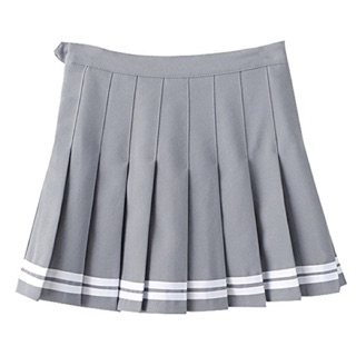 Tennis Skirt Gray with Bias