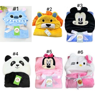 towel■✳✐Hooded Baby Kids Bath Towel Bathrobe Cartoon Animal Style Blanket for 0-6 years Old (1)