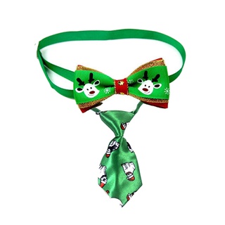 Christmas Cat Dog Bow Tie Puppy Necktie Xmas Pet Tie Fashionable Collar (8)