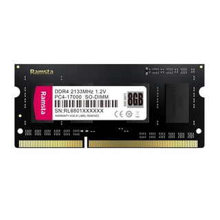 Ramsta RAM 4GB 8GB DDR4 2666MHz Laptop Memory SO-Dimm 260-pin Memory Notebook Internal Memory