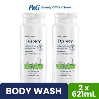 Ivory Aloe Body Wash 621mL Duo