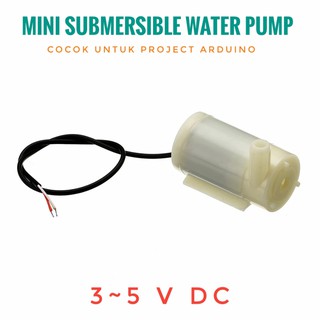 Mini Submersible Water Pump 3v 5v Submersible Pump For Arduino Project