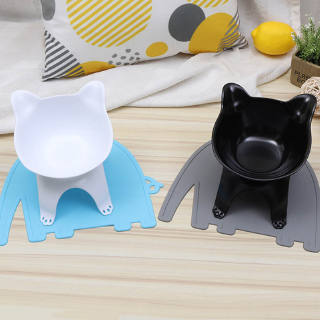 tranquillt Pet Cat Elevated Bowls Durable Double Bowls Raised Stand Cat Feeding & Watering Supplies Dog Feeder Pet Supplies (6)