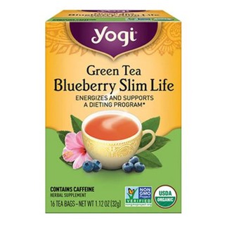 Yogi Tea - Organic Green Tea Blueberry Slim Life