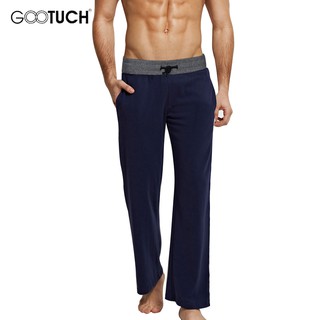 Men's Cotton Sleep Bottoms Sleep Wear Drawstring Pajamas Pants Casual Home Wear Loose Lounge Pants