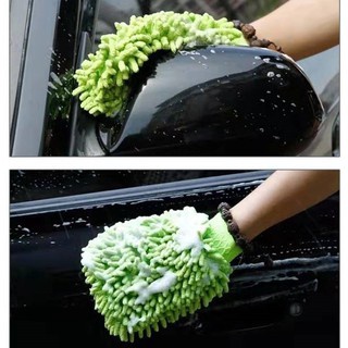 ❖1pcs Car Wash Washing Microfiber Chenille Gloves Car Wash Gloves Washing Wiper Glove Car Cleaning T