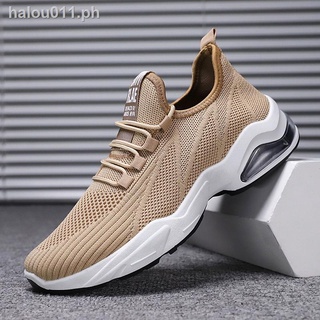 Hot sale❉Net shoes men s new 2021 fashion casual running shoes trend air cushion shoes sports shoes men s shoes breathable and quick-drying (5)