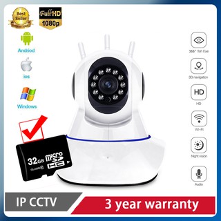 CCTV HD 1080P WiFi Wireless IP Camera Security Video Surveillance Ip Cam Triple antenna Camera ipcam