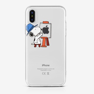 Snoopy paint soft case iPhone 5 5s se 6 6 Plus 7 8 x