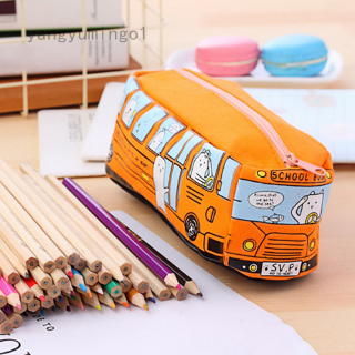 Creative Canvas Car Pencil Case School Supplies Pencil Cases for Girls Boys Stationery Pen Bag Pencil Cases