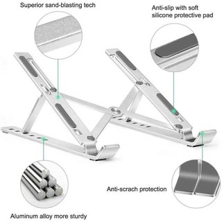 Plastic adjustable laptop stand foldable portable laptop MacBook stand (4)