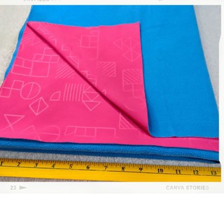 water repellent Pink Abstract blue back