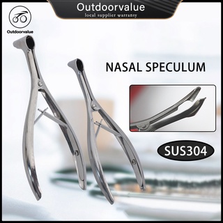 Stainless Steel Nose Mirror Speculum Ear Canal Dilator Nostril Nose Pliers Nasal Dilator