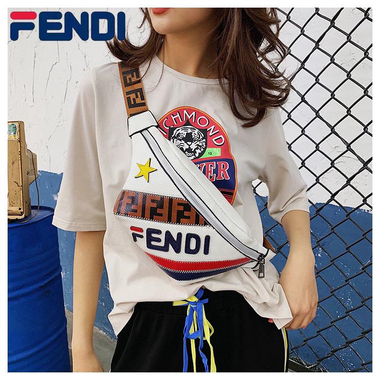 FENDI Chest Bag Sling Bag Women Messenger Bag Shoulder Beg Waist Bag Hot Sale [ Unisex ] DOS8XA