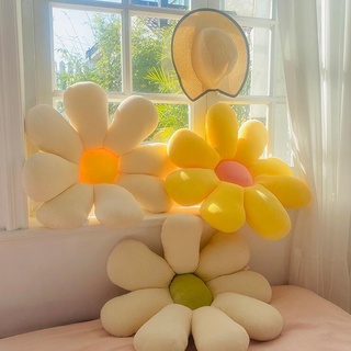 insGirl Heart Flower Sofa Bed Cushion Pillow Daisy Elegant Waist Pillow Tatami Bay Window Car Cushion
