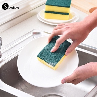 Sponge Scourer Multipurpose Cleaning Scrub Kitchen Dish Scrubber Wash Scouring Pad S