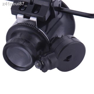 ❄Service Tools☃№❶New Head Wearing Magnifying Lens Double Eye Jewelry Watch Repair Magnifier Loupe Gl