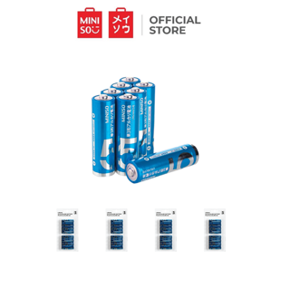 Miniso AA Alkaline Battery 8 Pack Blue [Set of 5]