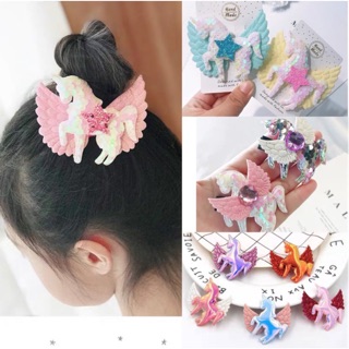 Cute unicorn hair clip